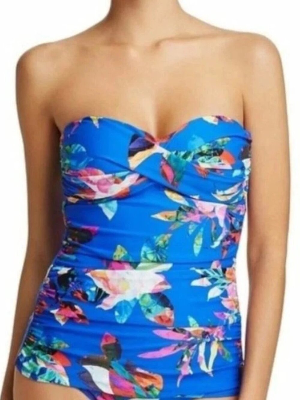 La Blanca Bandeau Tankini